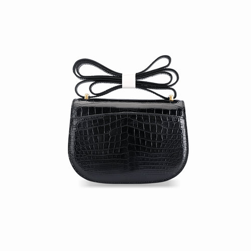 Women's Crocodile Belly Leather Crossbody Bag